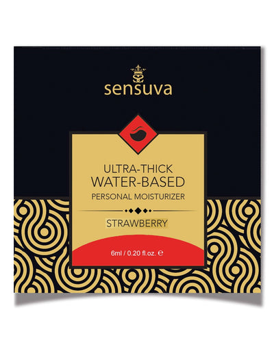 Main image for product index 1: Пробник Sensuva - Ultra–Thick Water-Based Strawberry