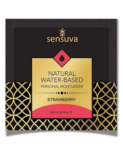 Main image for product index 1: Пробник Sensuva - Natural Water-Based Strawberry