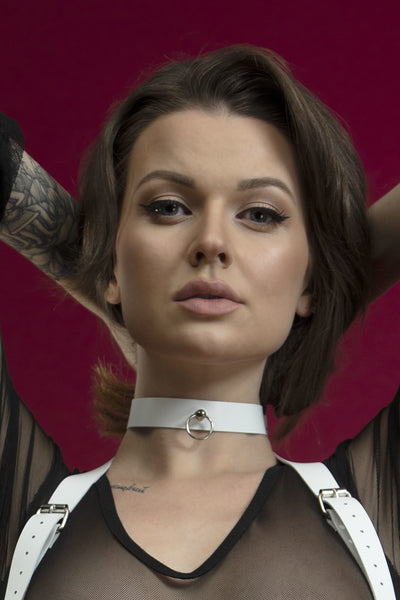Чокер з кільцем для повідця Feral Feelings - Choker - фото 1