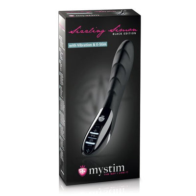 Main image for product index 2: Вібратор з електростимуляцією Mystim Sizzling Simon eStim Black, міостимулятор