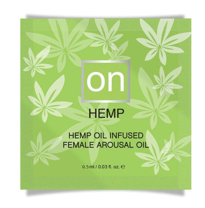 Пробник возбуждающего масла Sensuva - ON for Her Hemp Infused Arousal Oil - фото 1
