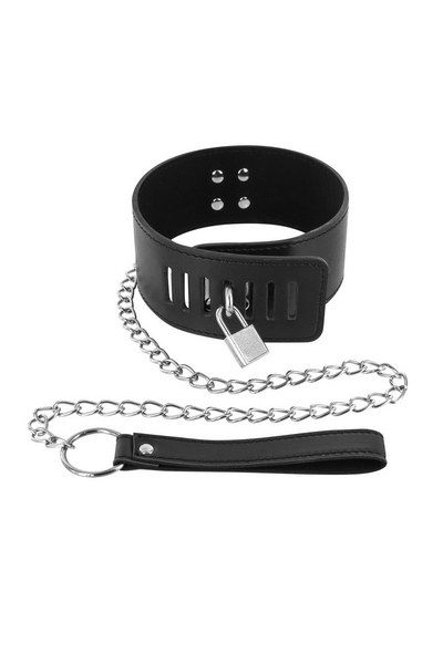 Main image for product index 1: Ошейник с поводком Fetish Tentation Padlock and Leash