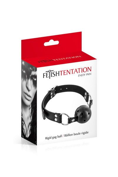 Воздухопроницаемый кляп Fetish Tentation Rigid Gag Ball - фото 2