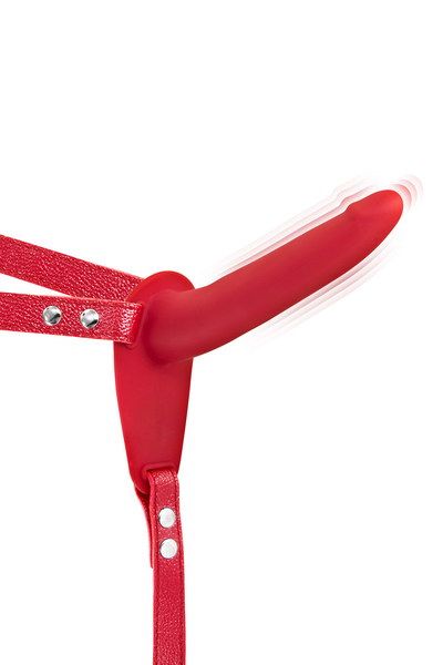 Страпон з вібрацією Fetish Tentation Vibrating Strap-On with Dildo - фото 1