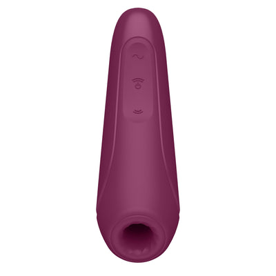 Вакуумний кліторальний стимулятор Satisfyer Curvy 1+ з керуванням через інтернет - фото 11