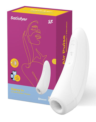 Вакуумний кліторальний стимулятор Satisfyer Curvy 1+ з керуванням через інтернет - фото 7