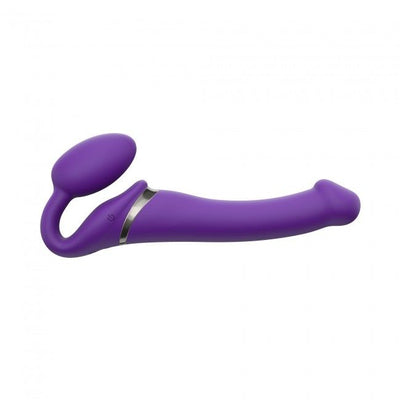 Безремневой страпон с вибрацией Strap-On-Me Vibrating - фото 13