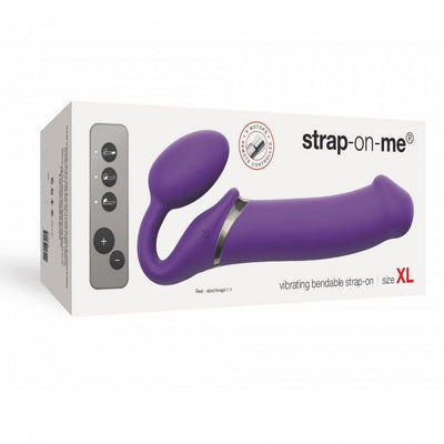 Безремневой страпон с вибрацией Strap-On-Me Vibrating - фото 41