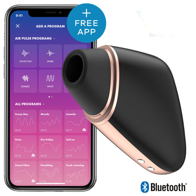 Вакуумный клиторальный стимулятор Satisfyer Love Triangle с управлением через интернет - фото 1