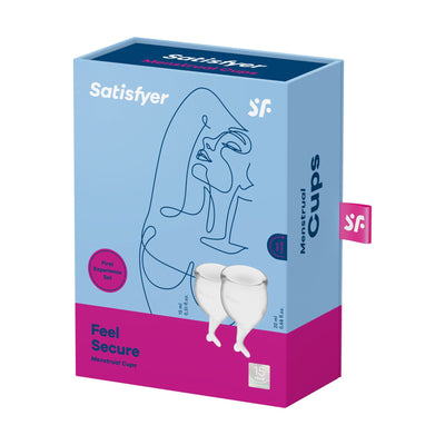 Набор менструальных чаш Satisfyer Feel Secure, 15мл и 20мл, мешочек для хранения - фото 6