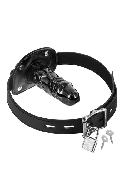 Кляп з великим фаллоімітатором Fetish Tentation Penis Gag T2 - фото 1