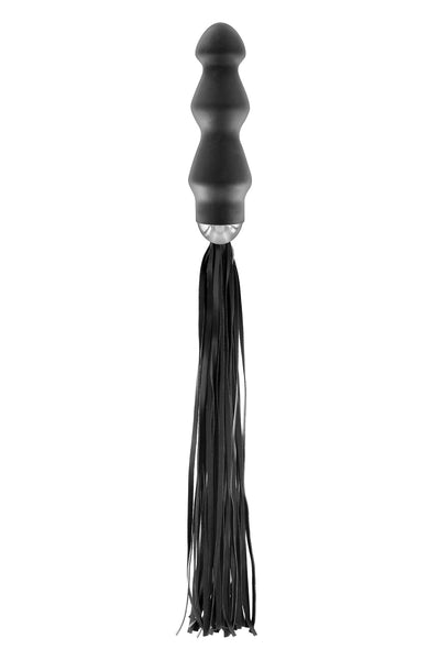 Флоггер с ручкой - анальным плагом Fetish Tentation Whip with Plug Handle - фото 1