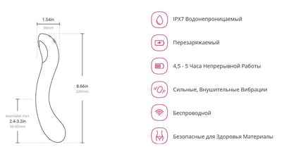 Осцилювальний смарт-вібратор для точки G Lovense Osci 2 - фото 6