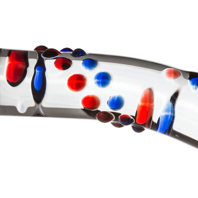 Стеклянный дилдо с изгибами и рисунком Gildo Glass Dildo No. 3 - фото 4