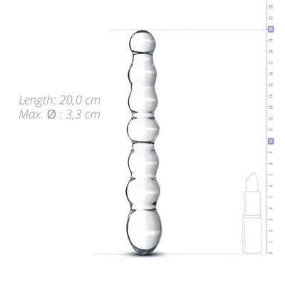 Main image for product index 4: Стеклянный дилдо в виде бусин Gildo Glass Dildo No. 19