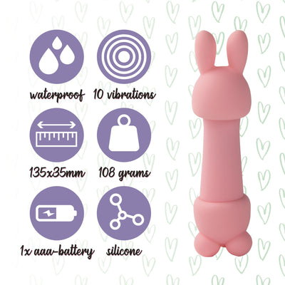 Мінівібратор FeelzToys Mister Bunny - фото 17
