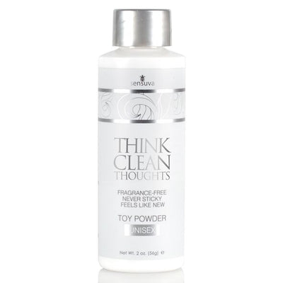 Пудра для ухода за игрушками Sensuva Think Clean Thoughts Toy Powder - фото 1