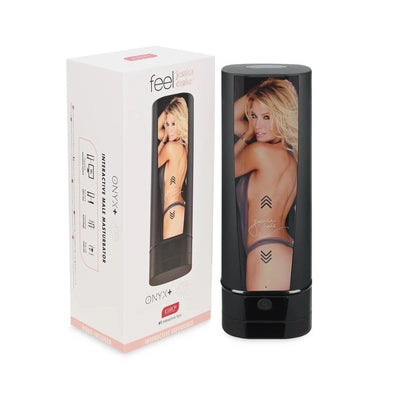 Main image for product index 1: Мастурбатор Kiiroo Onyx + Jessica Drake, теледільдоніка