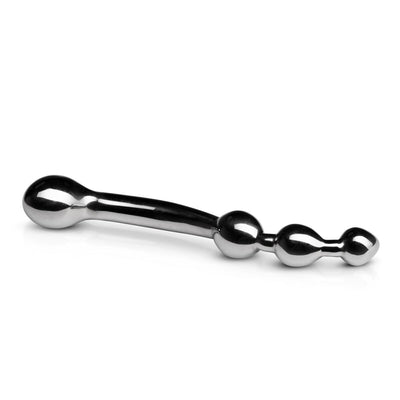 Анально-вагинальный стимулятор Sinner Gear Unbendable — Multi-Stim Pleasure Wand Metal Anal Dildo - фото 3