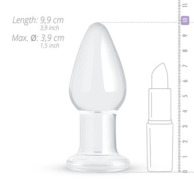 Main image for product index 3: Стеклянная анальная пробка Gildo Glass Buttplug No. 24