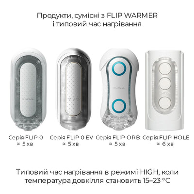 Набор мастурбатора с нагревателем Tenga Flip Zero Red + Flip Warmer - фото 6