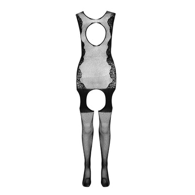 Main image for product index 11: Ажурный бодистокинг с чулками Passion BS082
