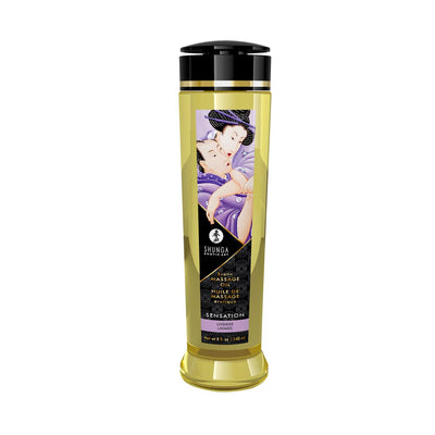 Main image for product index 1: Массажное масло Shunga Sensation - Lavender