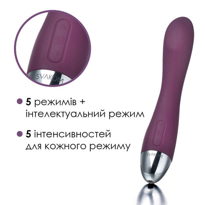 Вибратор для точки G с интеллектуальным режимом Svakom Amy - фото 11
