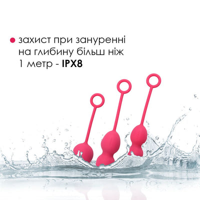 Main image for product index 16: Набор вагинальных шариков со смещенным центром тяжести Svakom Nova