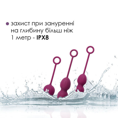 Main image for product index 10: Набор вагинальных шариков со смещенным центром тяжести Svakom Nova