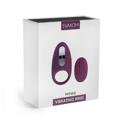 Main image for product index 7: Эрекционное кольцо с вибрацией Svakom Winni Violet
