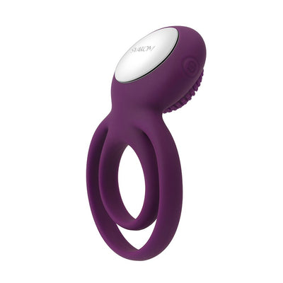 Main image for product index 1: Двойное эрекционное кольцо с вибрацией Svakom Tammy Violet