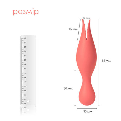 Main image for product index 2: Подвійний вібратор точки G із язичками для клітора Svakom Siren