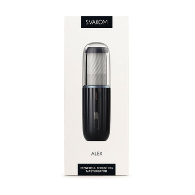 Main image for product index 6: Автоматический мастурбатор с озвучкой Svakom Alex Dark Blue