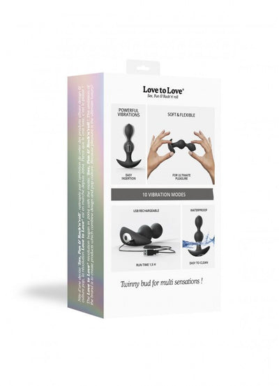 Main image for product index 12: Анальный стимулятор, гибкий с вибрацией Love To Love TWINNY BUD