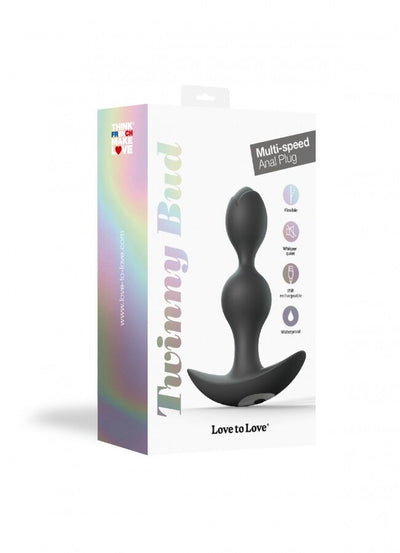 Main image for product index 11: Анальный стимулятор, гибкий с вибрацией Love To Love TWINNY BUD