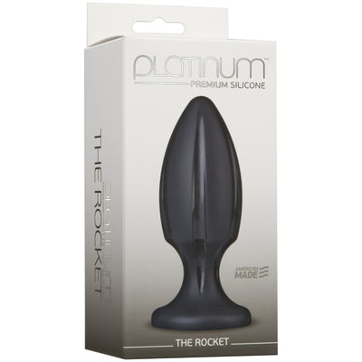 Main image for product index 2: Анальний плаг із каналами для змащення Doc Johnson Platinum Premium Silicone — The Rocket