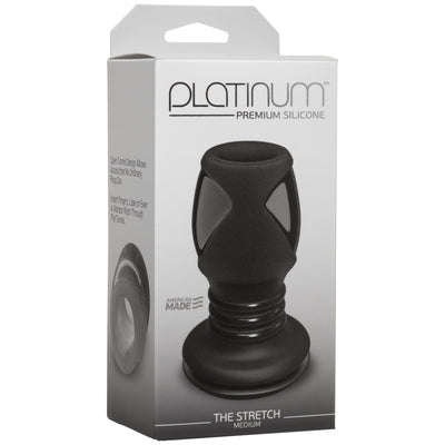 Анальний тунель Doc Johnson Platinum Premium Silicone — The Stretch - фото 4