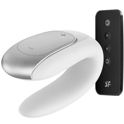 Смарт-вибратор для пар Satisfyer Double Fun с пультом ДУ - фото 1