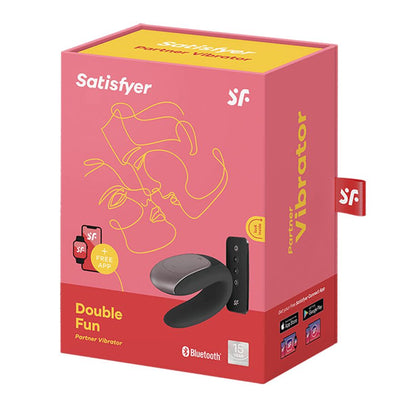 Смарт-вибратор для пар Satisfyer Double Fun с пультом ДУ - фото 11