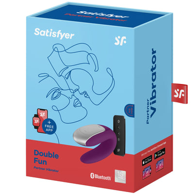 Смарт-вибратор для пар Satisfyer Double Fun с пультом ДУ - фото 19