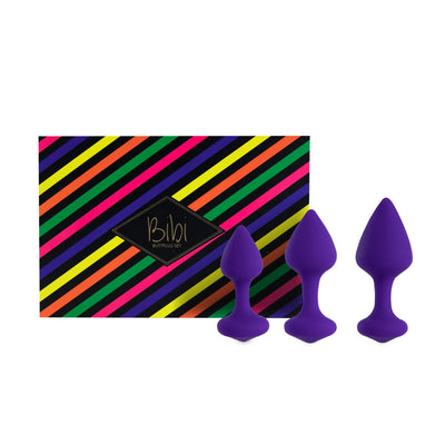 Набір силіконових анальних пробок FeelzToys - Bibi Butt Plug Set - фото 10