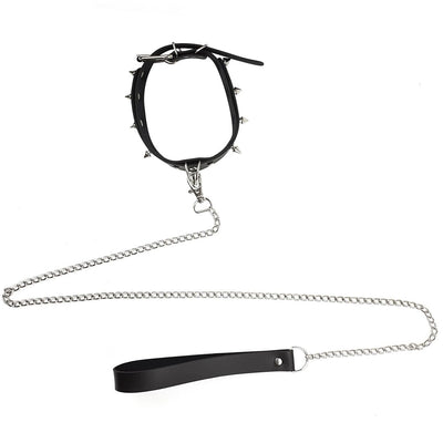 Нашийник з повідцем Art of Sex - Collar Spikes and Leash - фото 5