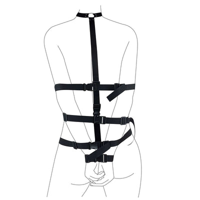 Набір для фіксації Art of Sex – BDSM Fixation Black Night Simple - фото 4