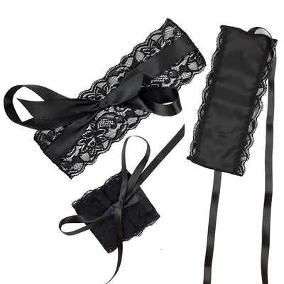 Еротичний набір: пов’язка на очі та наручники Art of Sex Blindfold and Handcuffs Aria - фото 2