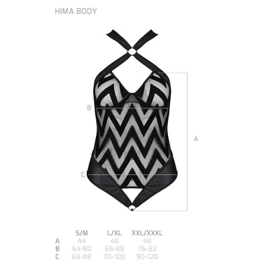 Main image for product index 10: Сітчастий боді з халтером Passion Hima Body