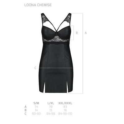 Main image for product index 14: Бэби-долл из эко-кожи Passion LOONA CHEMISE