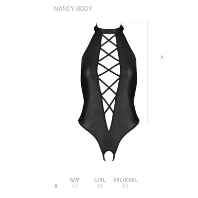 Main image for product index 5: Боди с имитацией шнуровки и открытым доступом Passion NANCY BODY