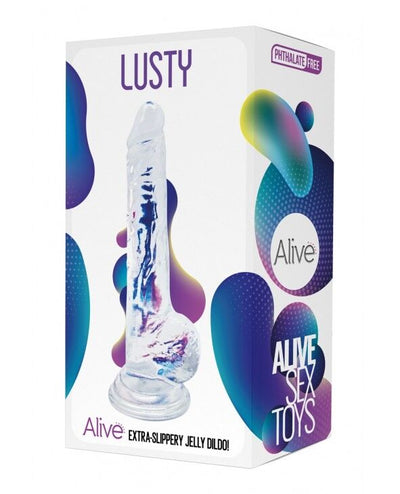 Main image for product index 2: Прозрачный фаллоимитатор Alive Jelly Dildo Lusty