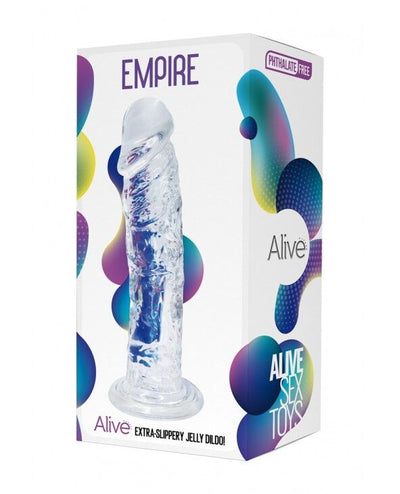 Main image for product index 2: Прозрачный фаллоимитатор Alive Jelly Dildo Empire